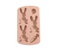 Moules de Pâques - Outil de moulage anti-adhésif en forme de lapin 3D - Moule en silicone 3D en forme de lapin | pour Gummies, cupcakes, bonbons, gelée, savon, décoration de gâteaux