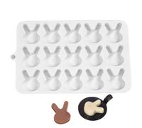 Moules De Pâques Plateau Modèle | Forme de Lapin de Pâques pour Pâtisserie, Gelée, Cookie, Fondant, , Chocolat, Artisanat Résine, Nourriture DIY, Bloc de