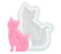 Moules de Pâques pour bougies, moules à savon en forme de lapin -Moules en silicone pour lapin de Pâques,Moules de fabrication de bougies en forme de lapin et de chat, moules en résine pour animaux,