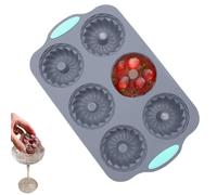 Moules de Pâtisserie de Noël Plateau Couronne Souple Antiadhésif 6 Cavités | Moule à Glaçons de Fêtes et Plat de Cuisson pour Gâteau Cocktail whisky boissons savon cake bonbons dessert douceurs ma