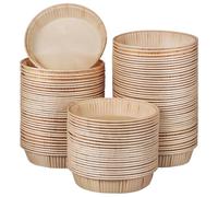 Moules en papier sulfurisé pour mini-gâteaux, 100 pièces, ronds, antiadhésifs, dimensions : 11 x 9,2 x 2,3 cm
