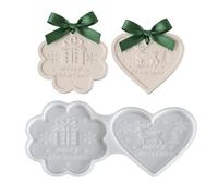 Moules en résine de Noël antiadhésifs, faciles à démouler, accessoires pour | Grand moule en silicone en résine époxy pour vacances, fête, débutant, studio, chambre à coucher, cuisine,