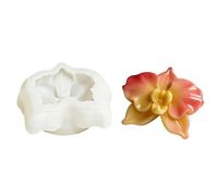Moules en silicone à fleurs 3D pour gâteau, Single Phalaenopsis | Moules de cuisson de gâteaux résistants à la, pour la décoration de desserts, conception de crème beurre