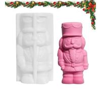 Moules en Silicone de Noël Antiadhésifs, Faits Main, Loisirs Créatifs | Moule silicone casse-noisette à chocolat pour Cire, Plâtre, Savon, Argile, Chocolat, Bonbons et Cuisson