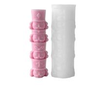 Moules en silicone de Noël Créateur de soldat 3D par | Moule en silicone Casse-noix pour bougies pour plâtre, argile, béton, chocolat, savon et