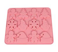 Moules en Silicone de Noël Décorations De Noël En Silicone Flexible | Moules À Cuisson Pour Gâteau Des Vacances D'Hiver Pour Femmes, Filles, Débutants, , - Gâteaux, Desserts, Bonbons,