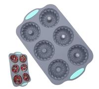 Moules en Silicone de Noël Outil Créatif Souple Antiadhésif Couronne 6 | Moule à Glaçons de Noël pour Whisky, Savon, Gâteaux, Desserts, Bonbons, Boissons,