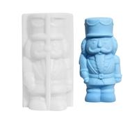 Moules en Silicone de Noël Réutilisable antiadhésif style britannique | Moule silicone casse-noisette à chocolat pour arts, , savon, argile, pâte à sucre, bonbons, pâtisserie, décoration