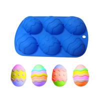 Moules en silicone de Pâques à 6 cavités antiadhésives