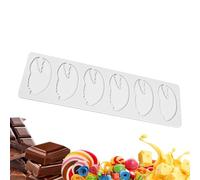 Moules en silicone - Facile à libérer en silicone flexible | Décoration de glaçage artistique à chevrons | Moule en caoutchouc pour la décoration de gâteau | Pour les aliments Savon Résine Cupcake