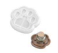 Moules en silicone faits à la main en forme de pattes de chats, moules à bijoux, moules à plat texturés pour les amateurs d'art