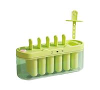 Moules en silicone flexibles, machine à glaçons à libération facile, moule à glaçons avec 6 cavités, friandises avec matériau sans BPA, ensemble de bâtonnets réutilisables pour desserts pour fête