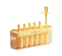 Moules en silicone flexibles, machine à glaçons à libération facile, moule à glaçons avec 6 cavités, friandises avec matériau sans BPA, ensemble de bâtonnets réutilisables pour desserts pour fête