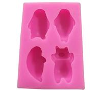 Moules en silicone mignon artisanat moule 3D ours polaire joint forme aromathérapie gypse bougie gypse moule décoration de gâteau bricolage moules à gâteau en silicone pour la cuisson