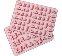Moules en silicone pour biscuits pour chiens, lot de 2, tapis de cuisson pour biscuits pour chiens, moule pour biscuits et friandises pour chiens
