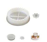 Moules en Silicone pour couronne de l'Avent Moules à Bougies pour Calendrier de L'avent de NoëL Et Forme d'Étoile Réutilisable Moule en Silicone pour Bougies en Plâtre et Résine époxy