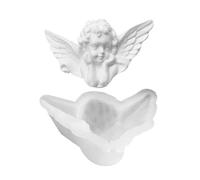 Moules en silicone pour fondant, design détaillé facile à démouler, attrait angélique flexible, artisanat fait à la main pour les amateurs de la main, les débutants, 10,5 x 6,5 x 3,3 cm
