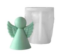 Moules en silicone pour savon | Moule en résine époxy 3D ange - Outil de fabrication de bricolage anti-adhésif pour argile, ciment, dessert, chocolat, muffins, cire