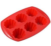 Moules en silicone Unyqoos® pour 6 muffins, sans BPA et inodores, flexibles, adaptés au lave-vaisselle, résistants aux températures de -40°F à 440°F, Ø2,75in x 1,7in