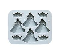 Moules Fondant en Silicone,Démoulage Facile 8 Cavités Réutilisable DIY | Moules Artisanaux en Silicone,Pour Bar Maison Café Boulangerie Camping, Chocolat Gelée Beurre Mini