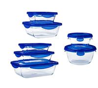 Moules multi-usages Pyrex "cook and go" verre set de 7 pièces