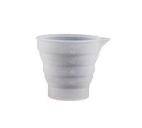 Moules pliables en Silicone pour outils de mesure, 50ml | Moule de récipient de mesure de liquide Flexible, moulage de tasse de mélangeur époxy antiadhésif, fabrication de