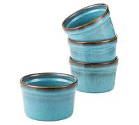 Moules pour soufflé, 4 pièces, 240 ml, couleur bleu réactif