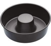 Moulette Unyqoos® pour gâteaux ring, en acier au carbone de 1 mm, de couleur grise – Moule à savarin résistant à la rouille, avec un double revêtement antiadhésif (sans PTFE, PFOA et BPA)