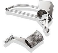 LA BONNE GRAINE - Moulin Râpe à Fromage Manuel en Inox - 2 Tambours Gruyères et Parmesan Inclus - Qualité Professionnelle - Passe au Lave-Vaisselle - Résistant et Efficace - 25 x 11,5 x 10,5 cm