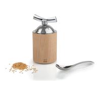 Moulin à graines de lin 13 cm, bois naturel/acier inoxydable, Peugeot