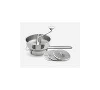 Moulin à légumes avec 3 disques en inox - - Argent - Inox