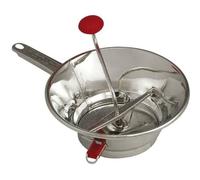 Moulin à légumes en métal - GUILLOUARD - D: 24 cm - Inox - 3 grilles incluses - Compatible lave-vaisselle
