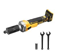 Moulin à matrice sans fil pour Dewalt 20V (sans batterie) | meuleuse droite électrique sans balais, avec mandrin 3 et 6mm, 4 vitesses réglables pour meulage, polissage et coupe