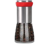 Moulin à piment en acier inoxydable et verre avec mécanisme de coupe