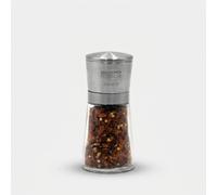 Moulin à piment en verre et acier inoxydable 13 cm
