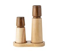 Moulin à poivre en bois avec mécanisme de broyage réglable, A | Moulin à épices en bois naturel facile à utiliser, moulin à bois pratique avec broyeur en céramique réglable
