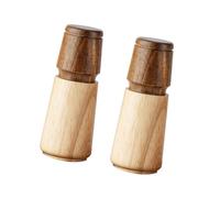 Moulin à poivre en bois avec mécanisme de broyage réglable, D | Moulin à épices en bois naturel facile à utiliser, moulin à bois pratique avec broyeur en céramique réglable