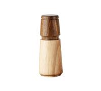 Moulin à poivre en bois avec mécanisme de broyage réglable, F | Moulin à épices en bois naturel facile à utiliser, moulin à bois pratique avec broyeur en céramique réglable