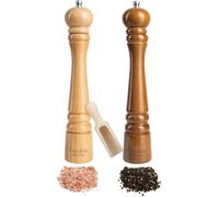 Moulin à Poivre et Sel en Bois - Creative Home - Hauteur 31,5cm - Salière et Poivrière
