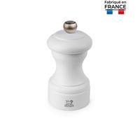 Moulin à Poivre Manuel 10 cm en Bois Blanc Mat BISTRO