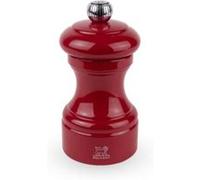 PEUGEOT – Moulin à sel Bistro 10 cm – Réglage classique – Bois PEFC – Rouge Passion