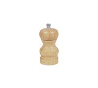 Moulin à sel et poivre en bois 25 ml avec broyeur en céramique réglable - -