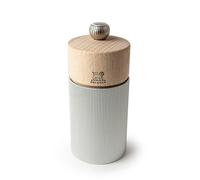 Peugeot – Moulin à sel Line – Mécanisme Zirlion – Aluminium et bois – 12 cm – Naturel