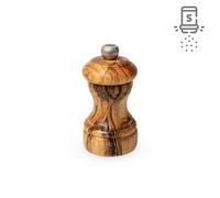 Moulin à Sel manuel Bistro 10 cm en Bois Olivier