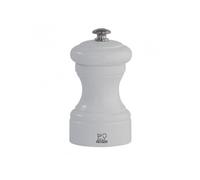 - Moulin à sel manuel en bois couleur blanc mat 10 cm