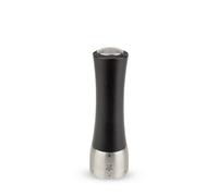 Moulin À Sel Manuel En Bois Et Inox, U'select, Chocolat, 21 Cm Madras