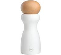 Moulin à sel Sphère hauteur 15 cm blanc - Woodware - Blanc - Bois De Hêtre