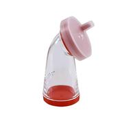 Moulin manuel pour graines de lin avec broyeur pour cuisine Japon, compact pour goût moulu, outil de cuisine facile à utiliser (rouge, 12 x 5 cm)