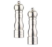 Rosenstein & Söhne Moulin poivre et sel en inox design rétro – x2