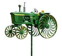 Moulinet à Vent Tracteur - Décoration de Jardin Tracteur Sculpture éolienne | Sculpture Pinwheel pour Porche | pour Jardin, Parterre, Maison, Offrir Une Maison Neuve